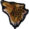 Mini Wolf Head Patch