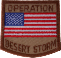 Operation Desert Storm Patch | US Iraq War Military Veteran Patches