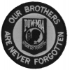 Our Brothers Are Never Forgotten Patch Small | US Military Veteran Patches