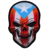 Puerto Rican Skull Patch With Puerto Rico Flag