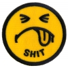 Shit Smiley Face Patch | Embroidered Patches