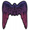 Small Angel Wings Patch Pink | Embroidered Patches