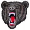 Small Black Bear Biker Patch | Embroidered Patches