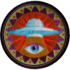 Spiritual Eye UFO Iron on Patch