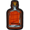 Whiskey Bottle Iron on Patch