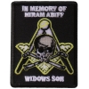 Widows Son Mason Patch In Memory Of Hiram Abiff | Embroidered Patches