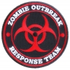 Zombie OutBreak Response Team Red Patch | Embroidered Patches