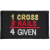 1 Cross 3 Nails 4 Given Patch | Embroidered Patches