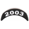 2003 Upper Rocker Patch In Black White