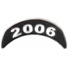 2006 Upper Rocker Patch In Black White