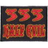 333 Half Evil Patch | Embroidered Patches