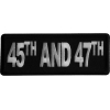 45th and 47th Iron on Patch