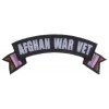 Afghan War Vet Small Ribbon Rocker | US Military Veteran Patches