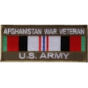 Afghanistan War Veteran US Army Patch Rect | US Military Veteran Patches