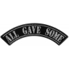 All Gave Some Large Rocker Patch | US POW MIA Military Veteran Patches