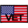 American Flag Vet Patch | US Military Veteran Patches