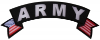 Army Large US Flag Rocker Patch