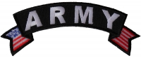 Army Small US Flag Rocker Patch