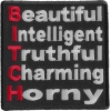 Beautiful Intelligent Bitch Patch | Embroidered Patches