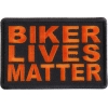 Biker Lives Matter Orange Patch