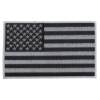 Black and Gray American Flag Patch