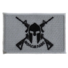 Black And Gray Come And Take It Molon Labe Spartan Crossed Rifles Patch