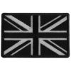 Black and White UK Flag Patch