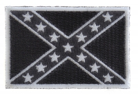 Black Rebel Flag Patch