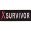 Breast Cancer Survivor Pink Ribbon Patch | Embroidered Patches