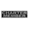 Charter Member Patch White