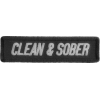 Clean And Sober Patch | Embroidered Patches