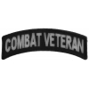 Combat Veteran Small Rocker Patch | US Military Veteran Patches