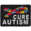 Cure Autism Puzzle Pieces Ribbon Patch | Embroidered Patches