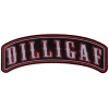 Large Dilligaf Rocker Patch | Embroidered Patches