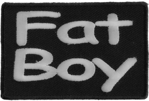 Fat Boy Patch | Embroidered Patches