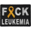 FCK Leukemia Orange Ribbon Patch | Embroidered Patches