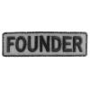 Founder Patch 3.5 Inch Reflective | Embroidered Patches