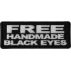 Free Handmade Black Eyes Patch