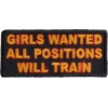 Girls Wanted Patch | Embroidered Patches