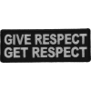 Give Respect Get Respect Patch