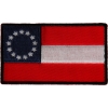 Historical Stars and Bars Flag Iron on Patch