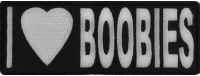 I Love Boobies Fun Patch | Embroidered Patches