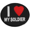 I Love My Soldier Patch | US Military Veteran Patches