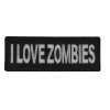 I Love Zombies Patch | Embroidered Patches