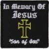 In Memory Of Jesus Son Of God Patch | Embroidered Patches