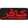 Infidel Patch Red With Arabic