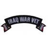 Iraq War Vet Ribbon Small Rocker | US Military Veteran Patches