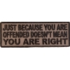 Just Because You Are Offended Doesn