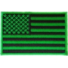 Kelly Green American Flag Patch