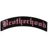 Large Brotherhood Top Rocker Vest Back Patch | Embroidered Patches